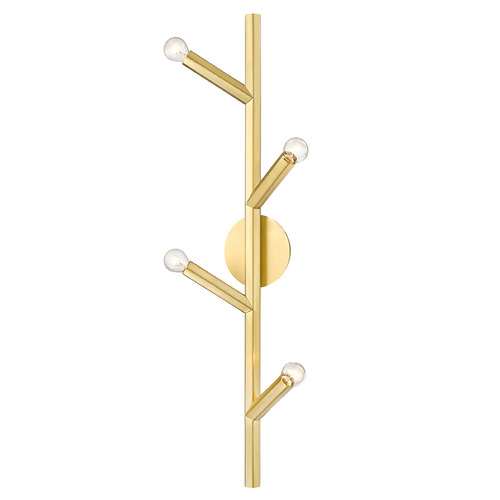 Oaks Brushed Brass Sconce by Avenue Lighting