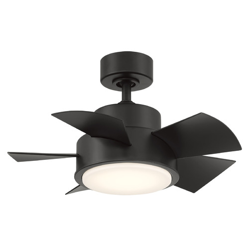 Modern Forms by WAC Lighting Vox 26-Inch 2700K LED Smart Fan in Matte Black by Modern Forms FR-W1802-26L-27-MB