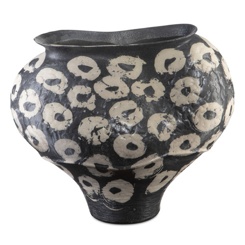 Currey and Company Japonesque Black & Light Mud Bowl
