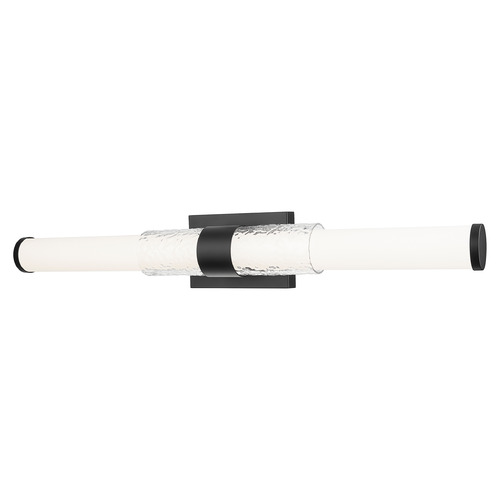 Z-Lite Z-Lite Egon Matte Black LED Vertical Bathroom Light 1015-32W-MB-LED