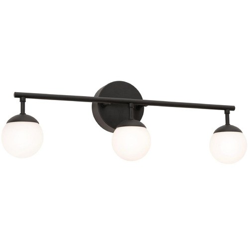 AFX Lighting Afx Lighting Pearl Black LED Bathroom Light PRLV2408L30D1BK