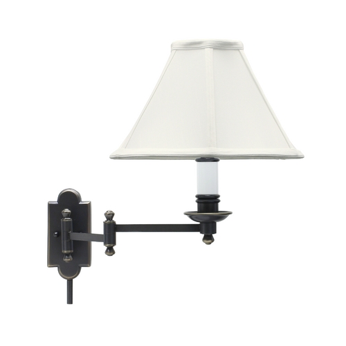 Club Swing-Arm Lamp in Oil Rubbed Bronze by House of Troy Lighting