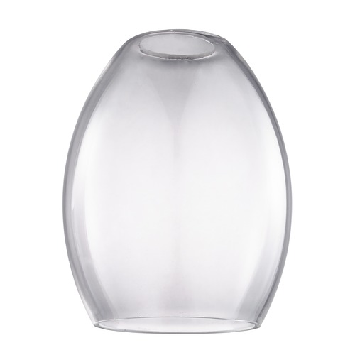 Design Classics Lighting Clear Oblong Glass Shade GL1034-CLR