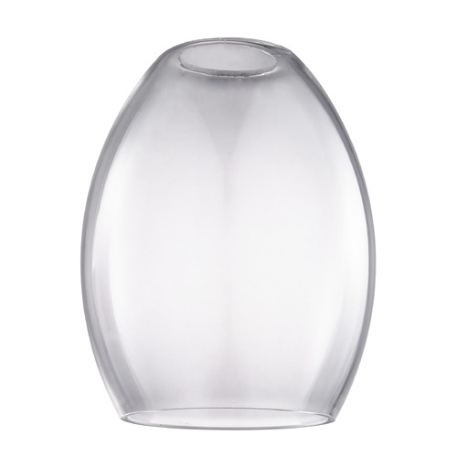 Clear Oblong Glass Shade