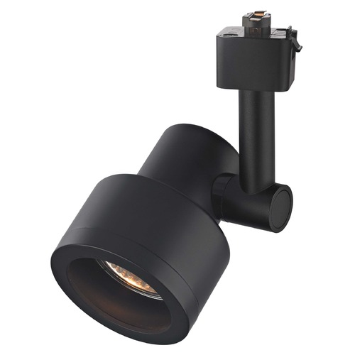 Black GU10 Step Cylinder Track Head for Juno Track Systems by Recesso