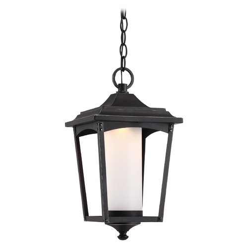 Essex Sterling Black LED Outdoor Hanging Light by Nuvo Lighting