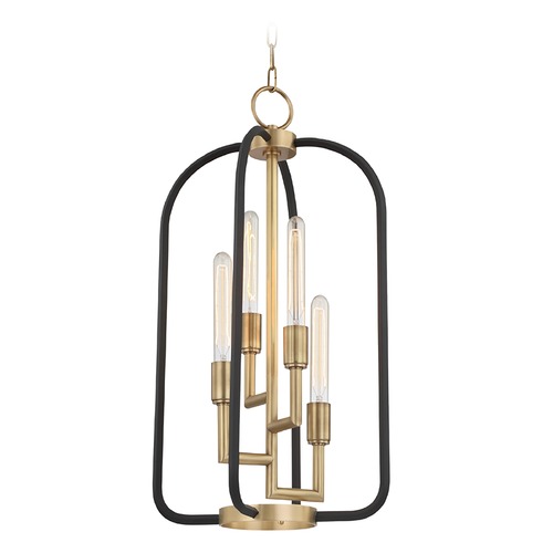 Hudson Valley Lighting Angler Aged Brass Mini Chandelier by Hudson Valley Lighting 8314-AGB