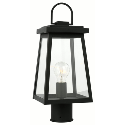 Visual Comfort Studio Collection Founders Black Post Light