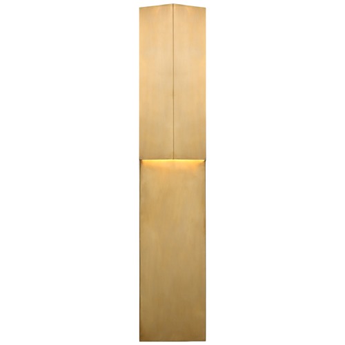 Visual Comfort Signature Collection Kelly Wearstler Rega Folded Sconce in Brass by Visual Comfort Signature KW2782AB