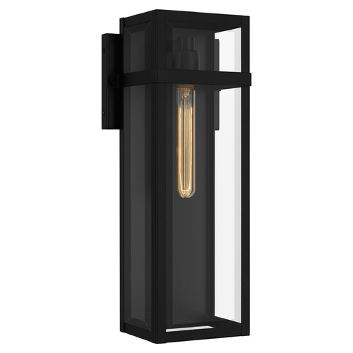 Quoizel Lighting Vanessa Matte Black Outdoor Wall Light