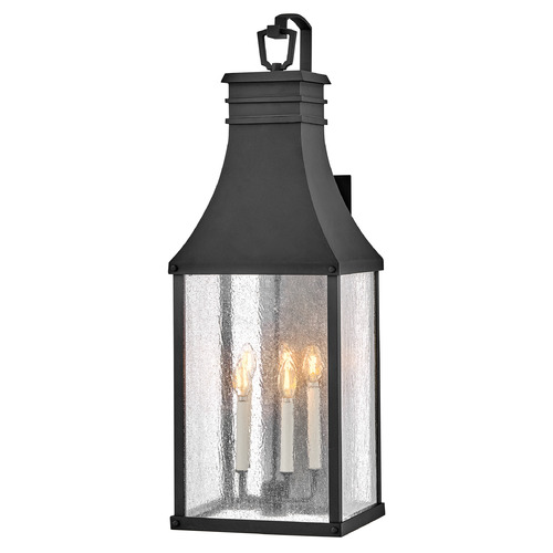Hinkley Hinkley Beacon Hill Museum Black LED Outdoor Wall Light 17463MB
