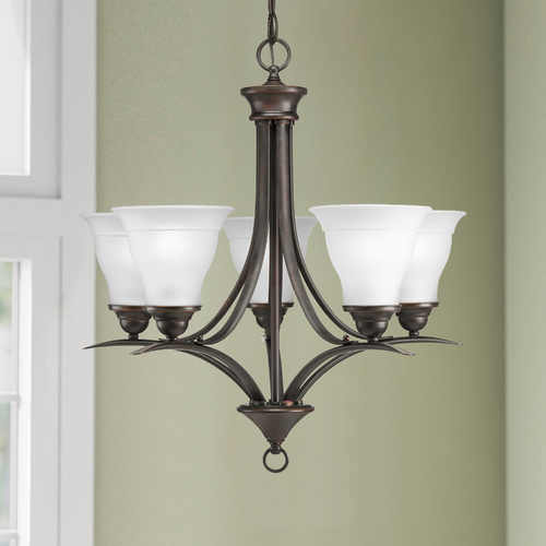 Trinity 23-Inch Chandelier in Antique Bronze by Progress Lighting