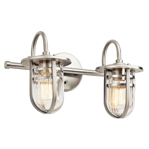 Kichler Lighting Caparros 17.50-Inch Vanity Light in Brushed Nickel by Kichler Lighting 45132NI