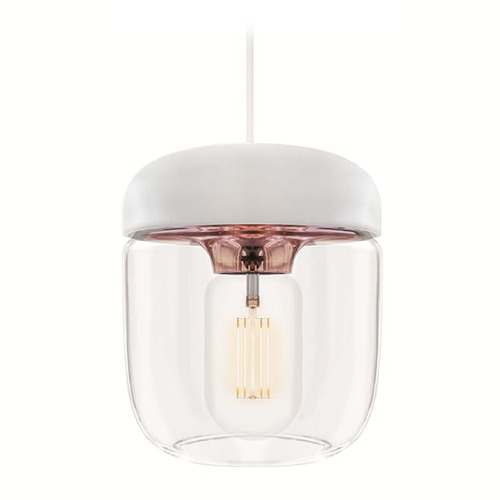 UMAGE Mid-Century Modern LED Mini-Pendant Light White Acorn by UMAGE 2106_4007_4040