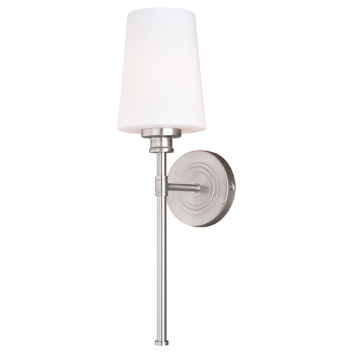 Vaxcel Lighting Clark Satin Nickel Sconce