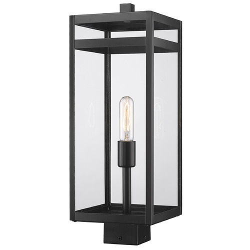 Nuri Black Post Light by Z-Lite