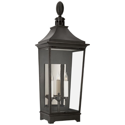 Visual Comfort Signature Collection Rudolph Colby Rosedale Wall Lantern in French Rust by Visual Comfort Signature RC2028FRCG