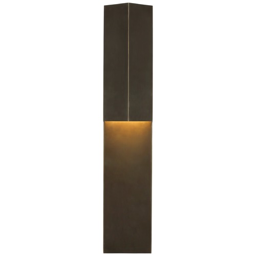 Visual Comfort Signature Collection Kelly Wearstler Rega Folded Sconce in Bronze by Visual Comfort Signature KW2782BZ
