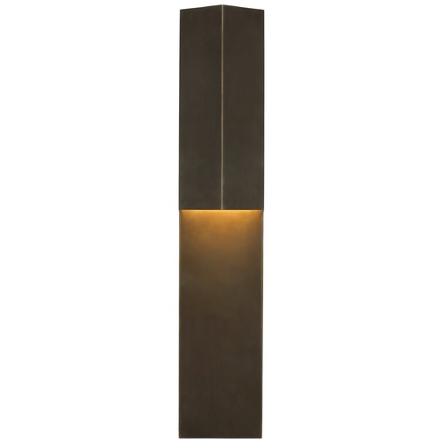 Kelly Wearstler Rega Folded Sconce in Bronze by Visual Comfort Signature