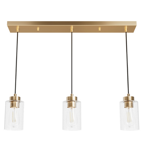 Hunter Fan Company Hartland Alturas Gold Multi-Light Pendant with Cylindrical Shade