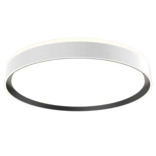 Kuzco Lighting Kuzco Lighting Essex White / Black LED Flushmount Light FM43920-WH/BK-5CCT