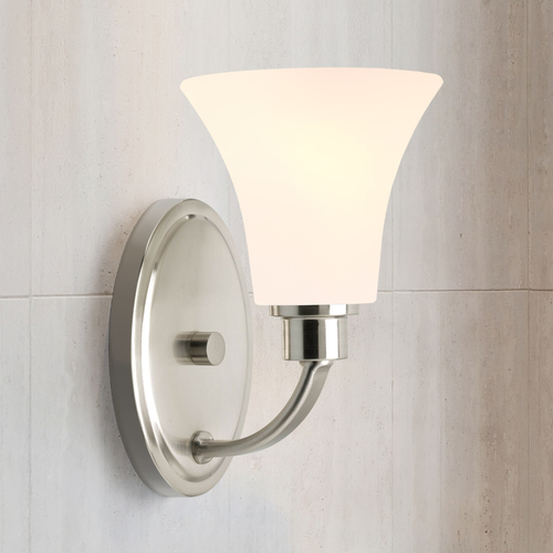 Progress Lighting Joy Sconce in Brushed Nickel by Progress Lighting P2000-09