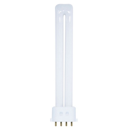 Compact Fluorescent Twin Tube Light Bulb 4-Pin Base 4100K by Satco Lighting