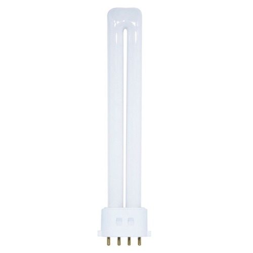 Satco Lighting Compact Fluorescent Twin Tube Light Bulb 4-Pin Base 4100K by Satco Lighting S6419