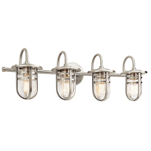 Caparros 32.50-Inch Vanity Light in Brushed Nickel by Kichler Lighting