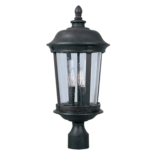 Dover DC Bronze Post Light by Maxim Lighting