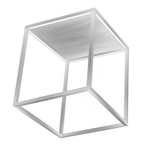 Plaza Brushed Nickel LED Flush Mount by Kuzco Lighting