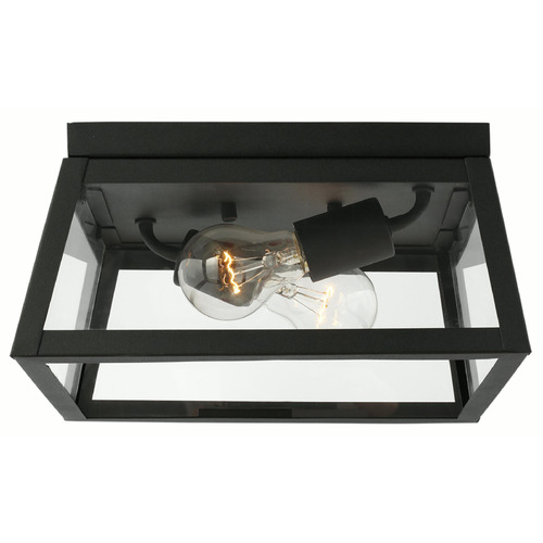 Visual Comfort Studio Collection Visual Comfort Studio Collection Founders Black Close To Ceiling Light 7848402-12