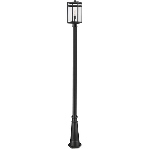 Z-Lite Nuri Black Post Light by Z-Lite 596PHMR-519P-BK