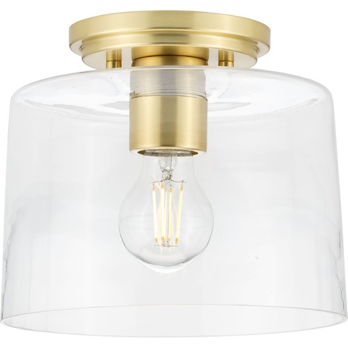 Adley Flush Mount in Satin Brass by Progress Lighting