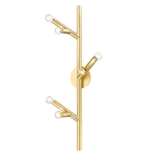 Oaks Brushed Brass Sconce by Avenue Lighting