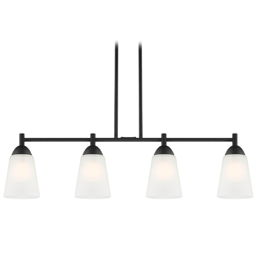 Designers Fountain Malone Matte Black Island Light