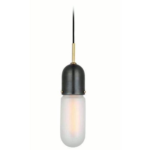 Visual Comfort Signature Collection Thomas OBrien Junio Pendant in Bronze & Brass by VC Signature TOB5645BZHABFG1