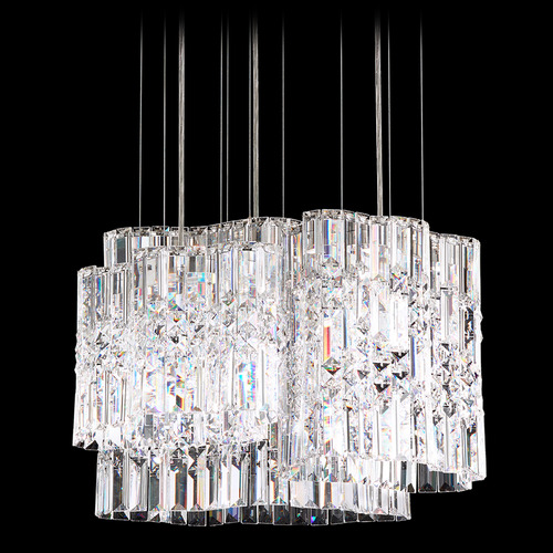 Schonbek Worldwide Lighting Selene Stainless Steel LED Pendant Light