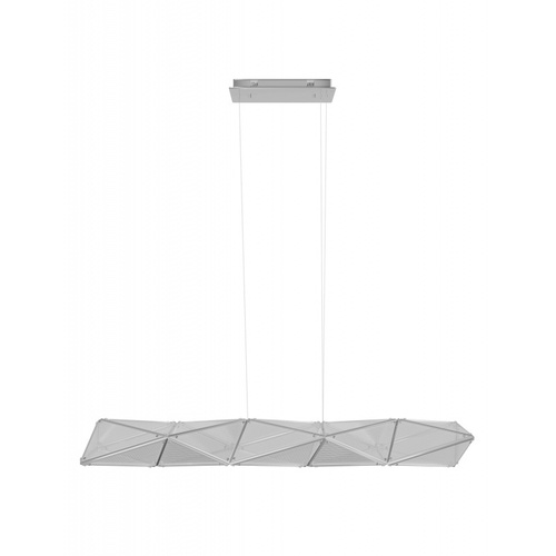 Seoul 55-Inch LED Linear Pendant in Chrome by Avenue Lighting