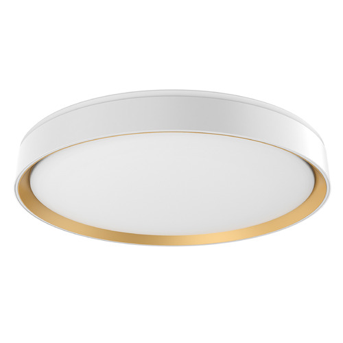 Kuzco Lighting Kuzco Lighting Essex White / Gold LED Flushmount Light FM43920-WH/GD-5CCT