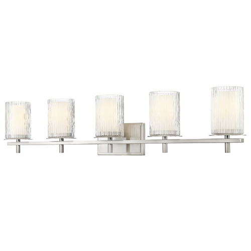 Z-Lite Z-Lite Grayson Brushed Nickel Bathroom Light 1949-5V-BN