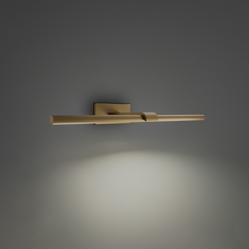 Modern Forms by WAC Lighting Modern Forms Inlet Aged Brass LED Picture Light PL-48524-35-AB