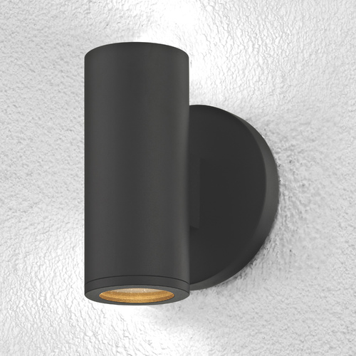 Black Outdoor Wall Light Cylinder Down Light