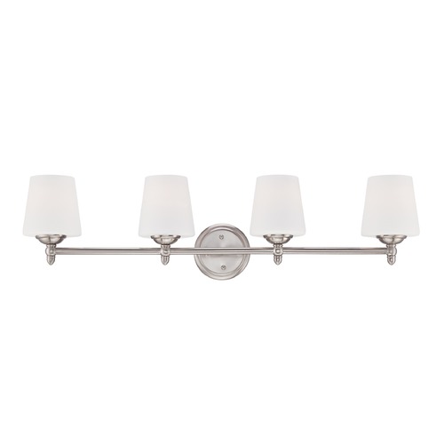 Designers Fountain Lighting Designers Fountain Darcy Brushed Nickel Bathroom Light 15006-4B-35