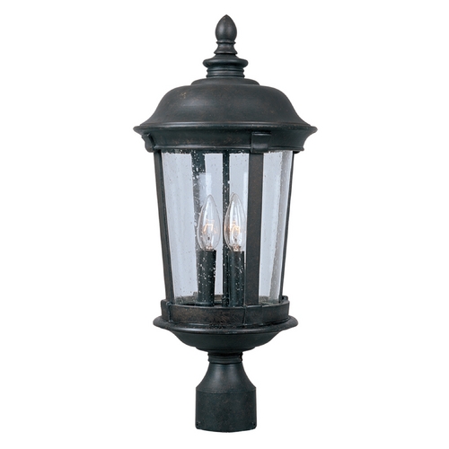 Dover DC Bronze Post Light by Maxim Lighting