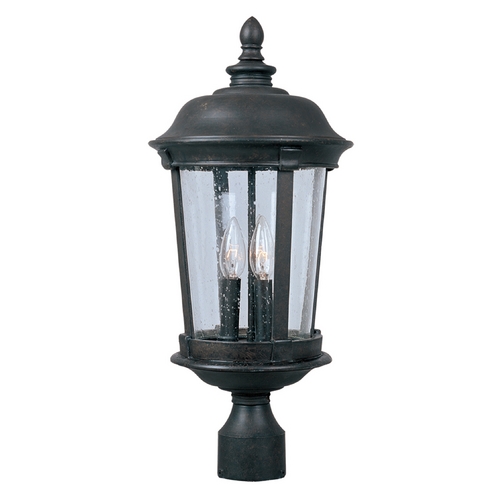 Maxim Lighting Dover DC Bronze Post Light by Maxim Lighting 3022CDBZ