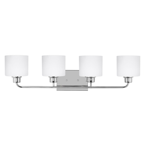 Canfield Chrome Bathroom Light by Generation Lighting