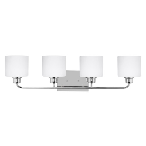 Generation Lighting Canfield Chrome Bathroom Light by Generation Lighting 4428804-05