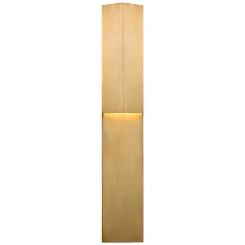 Kelly Wearstler Rega 30-Inch Folded Sconce in Brass by Visual Comfort Signature