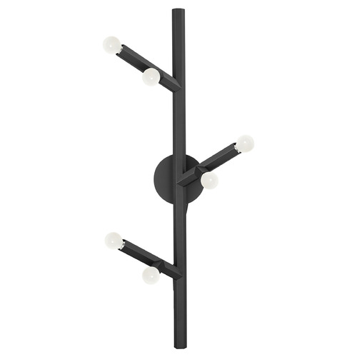 Oaks Matte Black Sconce by Avenue Lighting